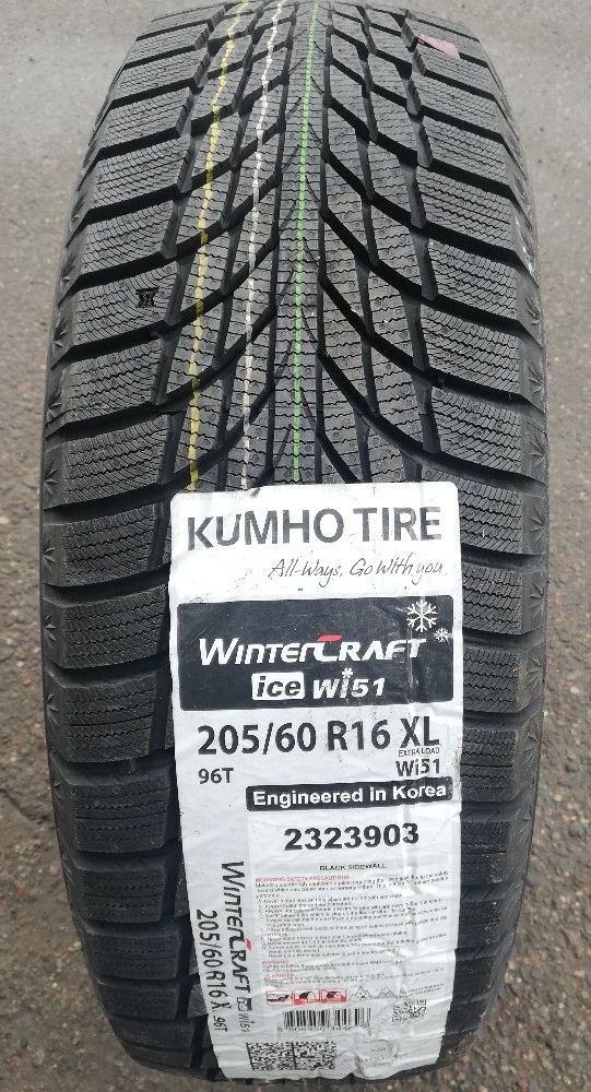 Покрышка KUMHO WINTERCRAFT ICE WI51 фото 1
